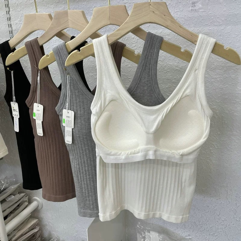 Tanktop mit integrierter Brustpolsterung