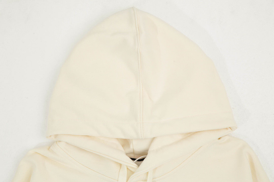 Sweat-shirt à capuche de style classique avec imprimé G entrelacé surdimensionné