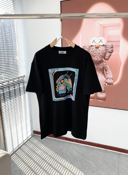 T-shirt laminé avec logo graphique 
