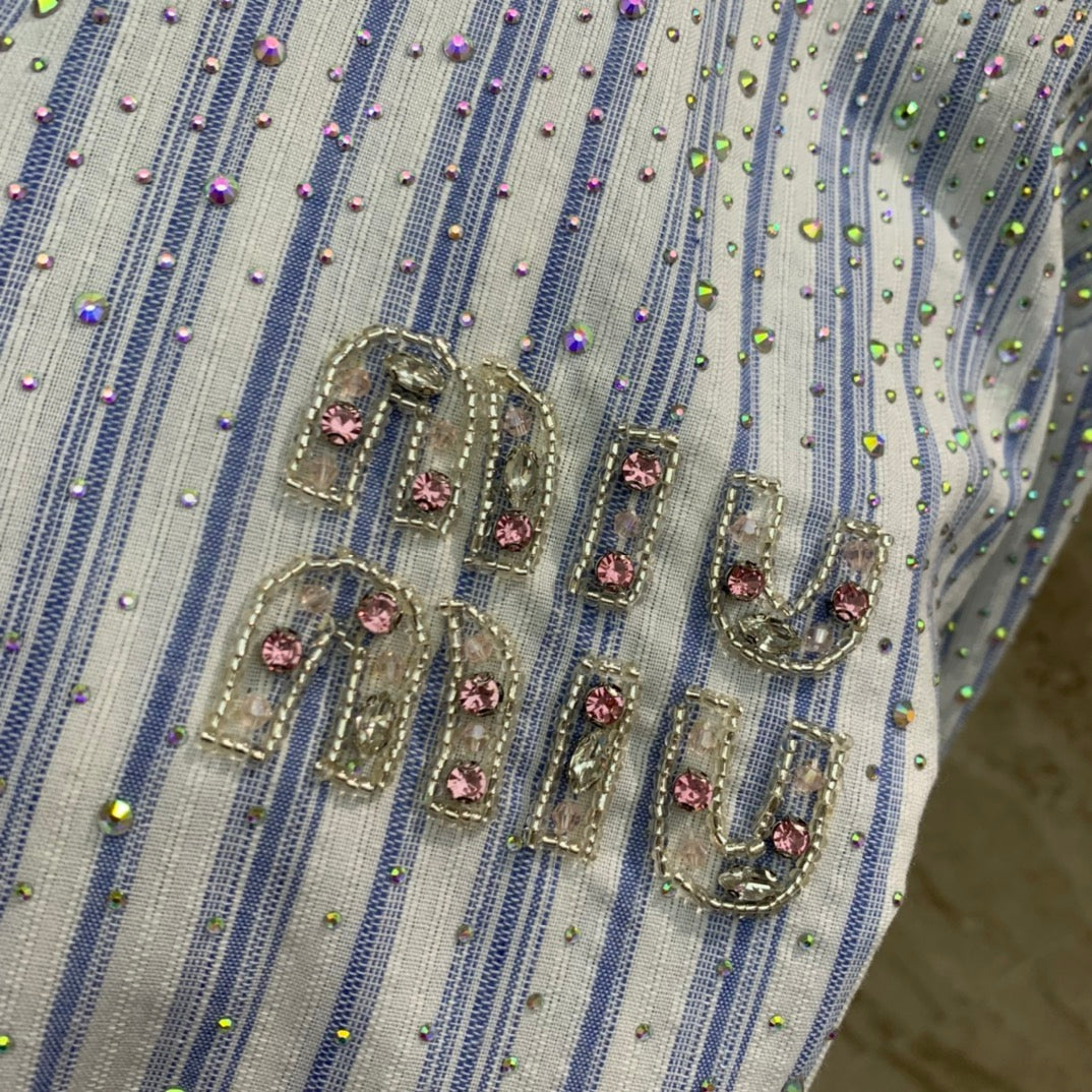 Gypsophila Hot Diamond gestreiftes Langarmshirt