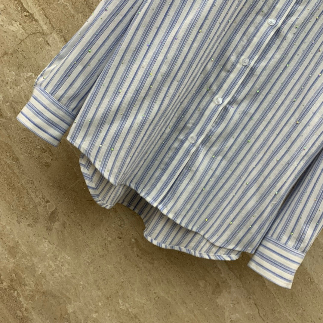 Gypsophila Hot Diamond gestreiftes Langarmshirt