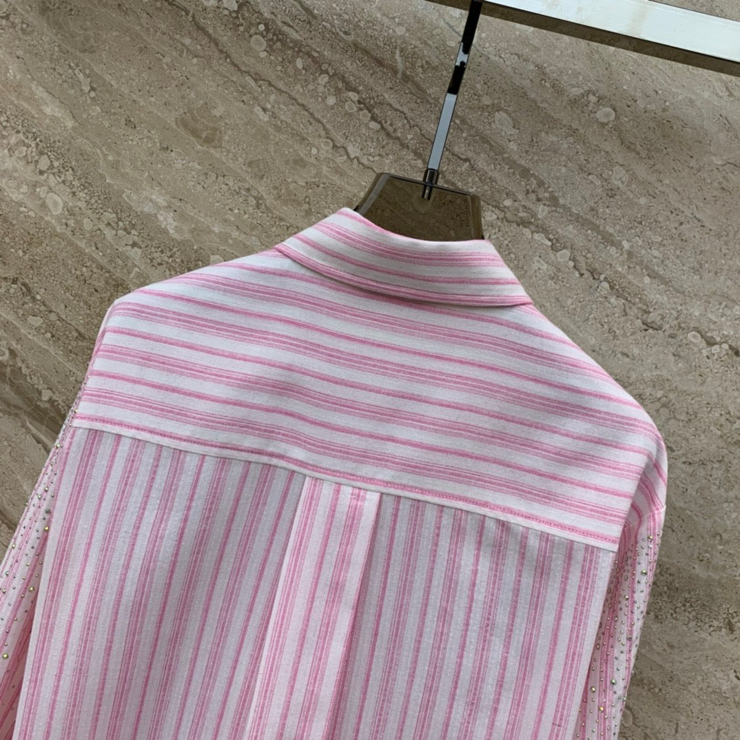 Gypsophila Hot Diamond gestreiftes Langarmshirt