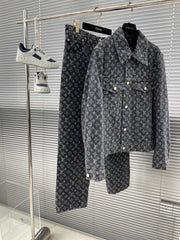 Costume veste en jean