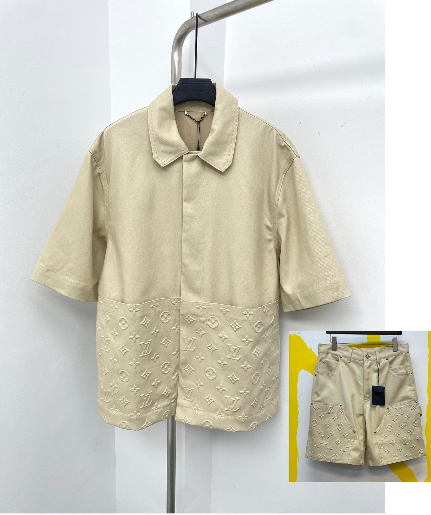 Ensemble chemise de travail classique à manches courtes