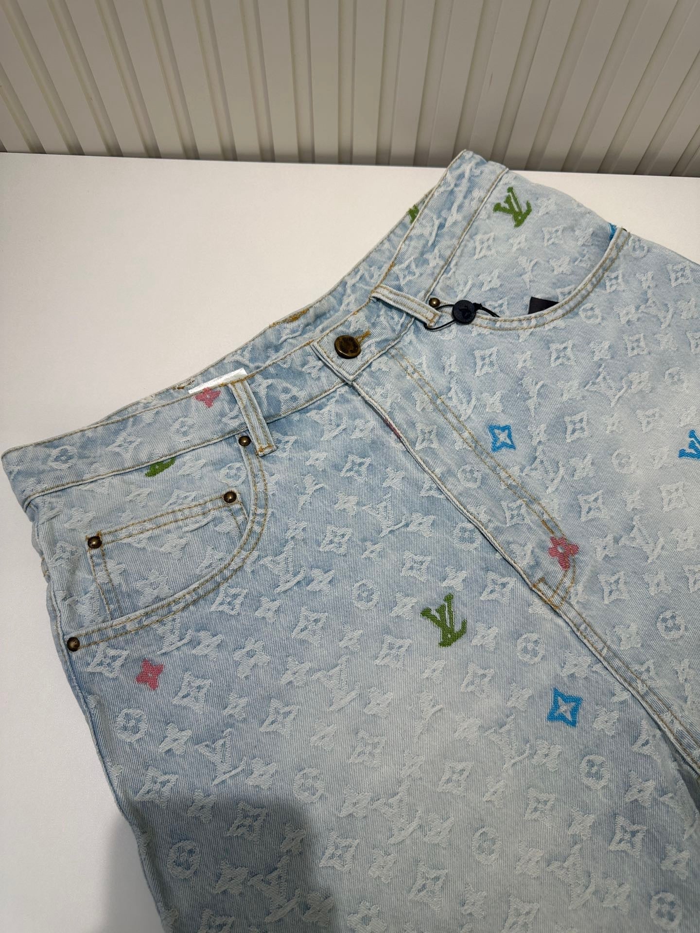 Macaron-Stickerei-Logo-Set