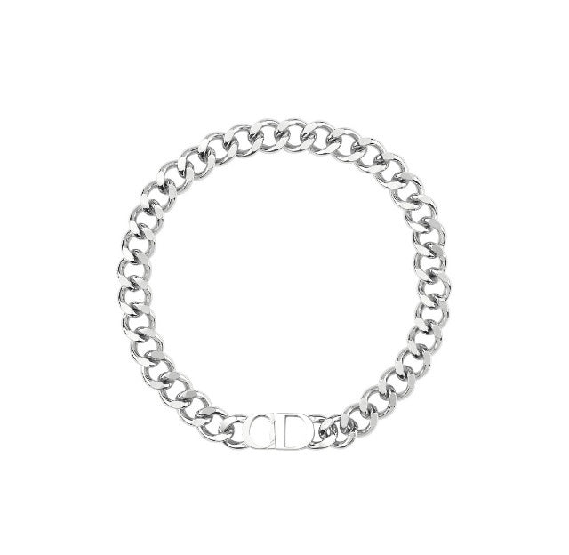 limitierte klobige Halskette aus Sterlingsilber