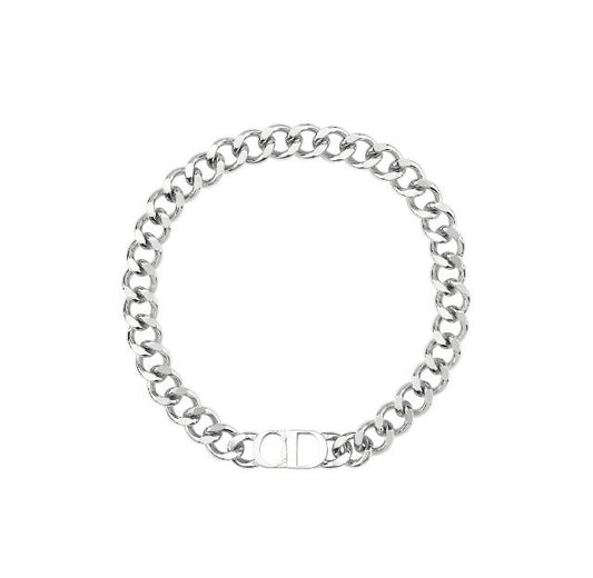 limitierte klobige Halskette aus Sterlingsilber