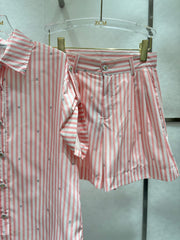 Costume chemise à rayures