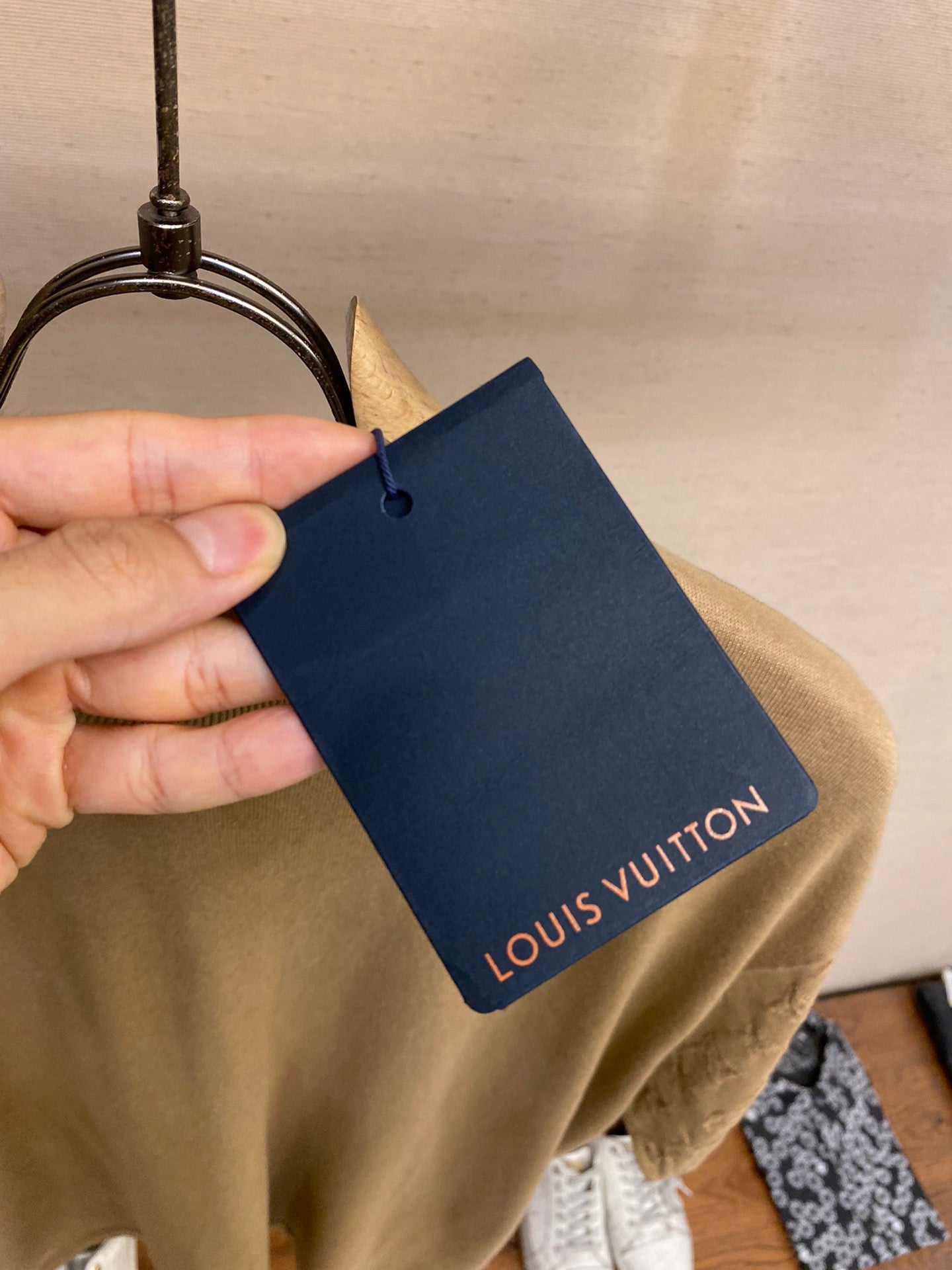 Jacquard-T-Shirt mit langen Ärmeln 