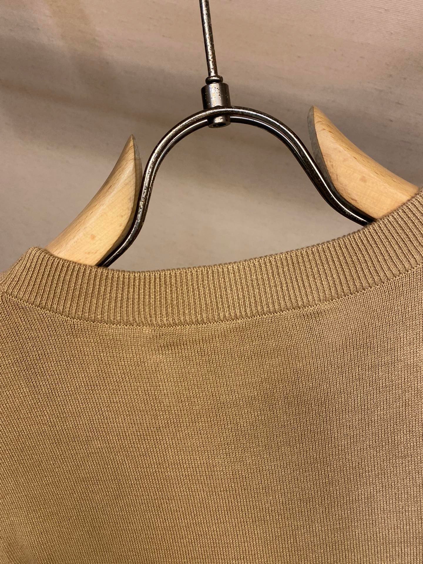 Jacquard-T-Shirt mit langen Ärmeln 