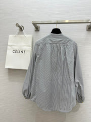 Yarn-dyed pinstripe shirt