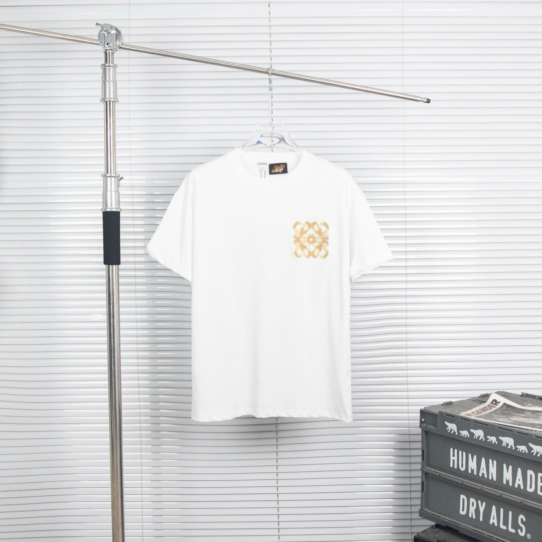 Brosse à dents avec logo brodé à manches courtes 