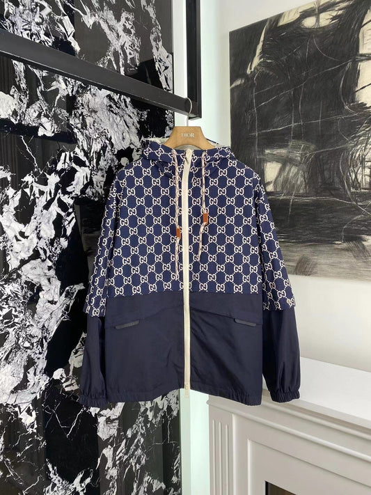 Neue abnehmbare Jacquard-Jacke mit Reißverschlussärmeln