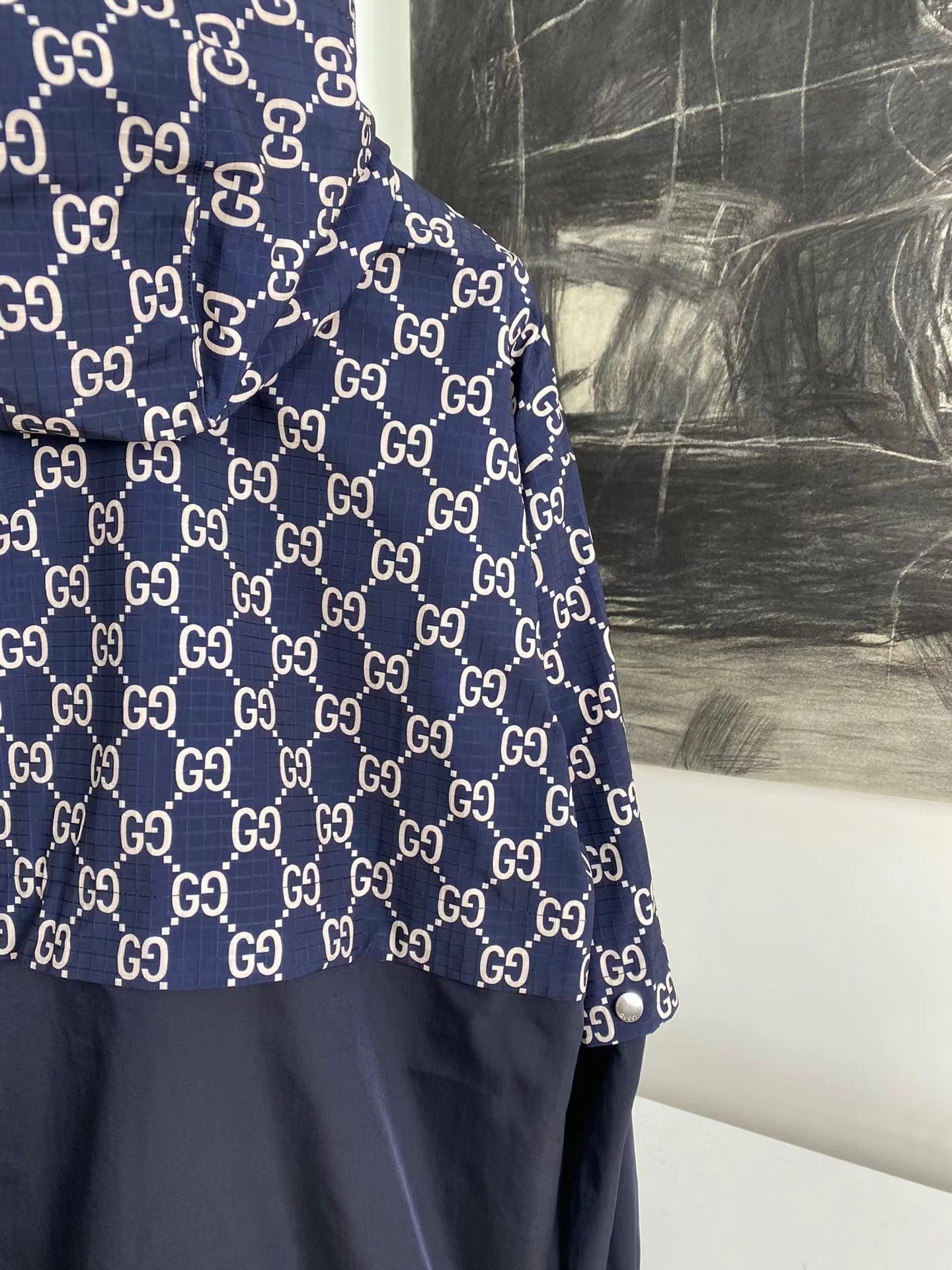 Neue abnehmbare Jacquard-Jacke mit Reißverschlussärmeln