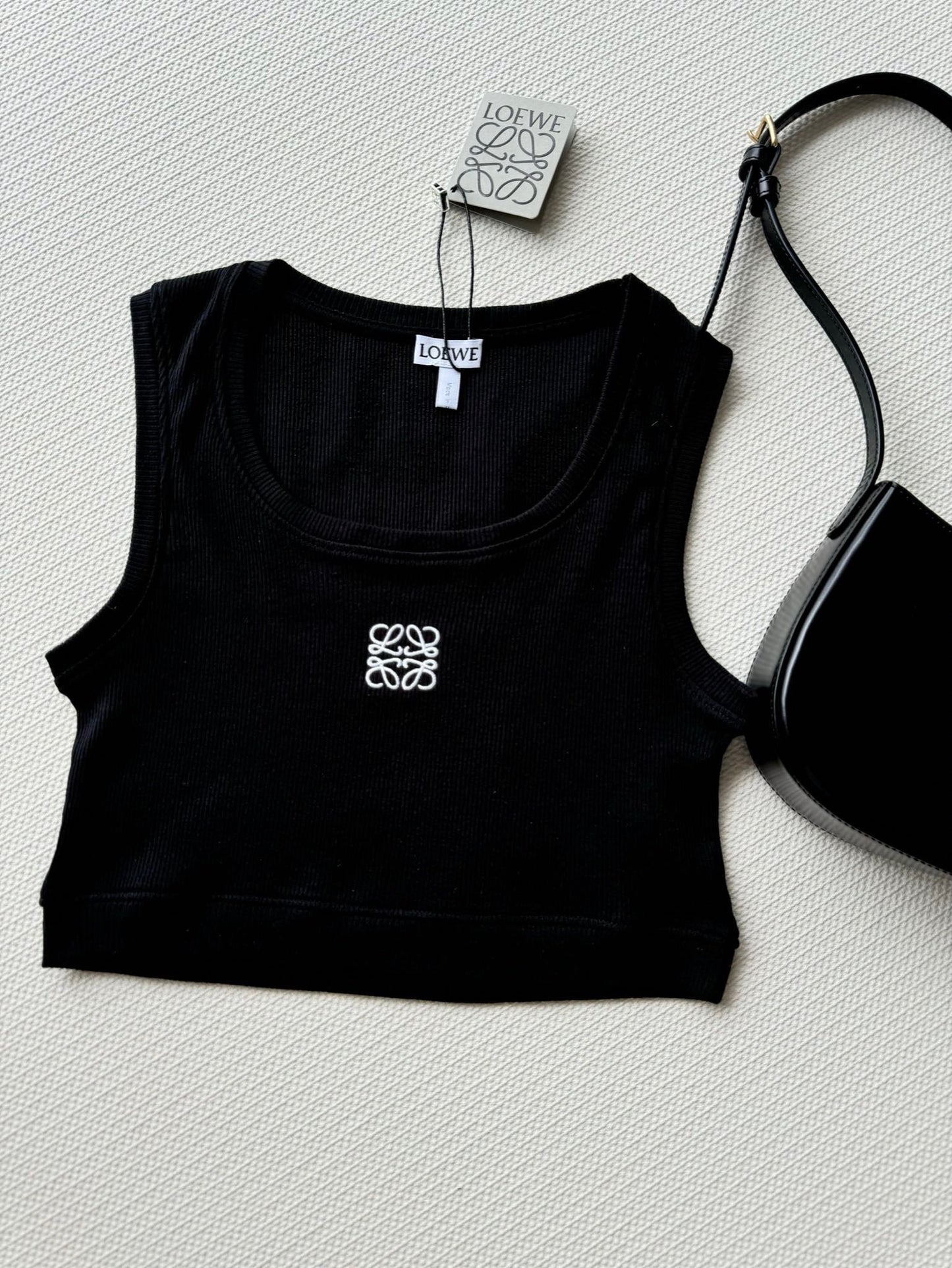 Kurze gerippte Weste 