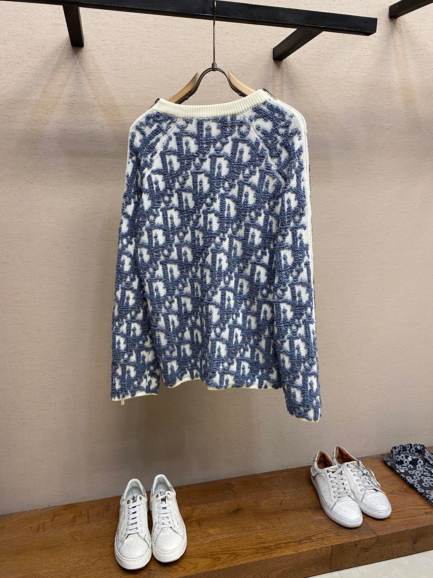 PULL EN MAILLE JACQUARD MÉLANGÉE DE LAINE