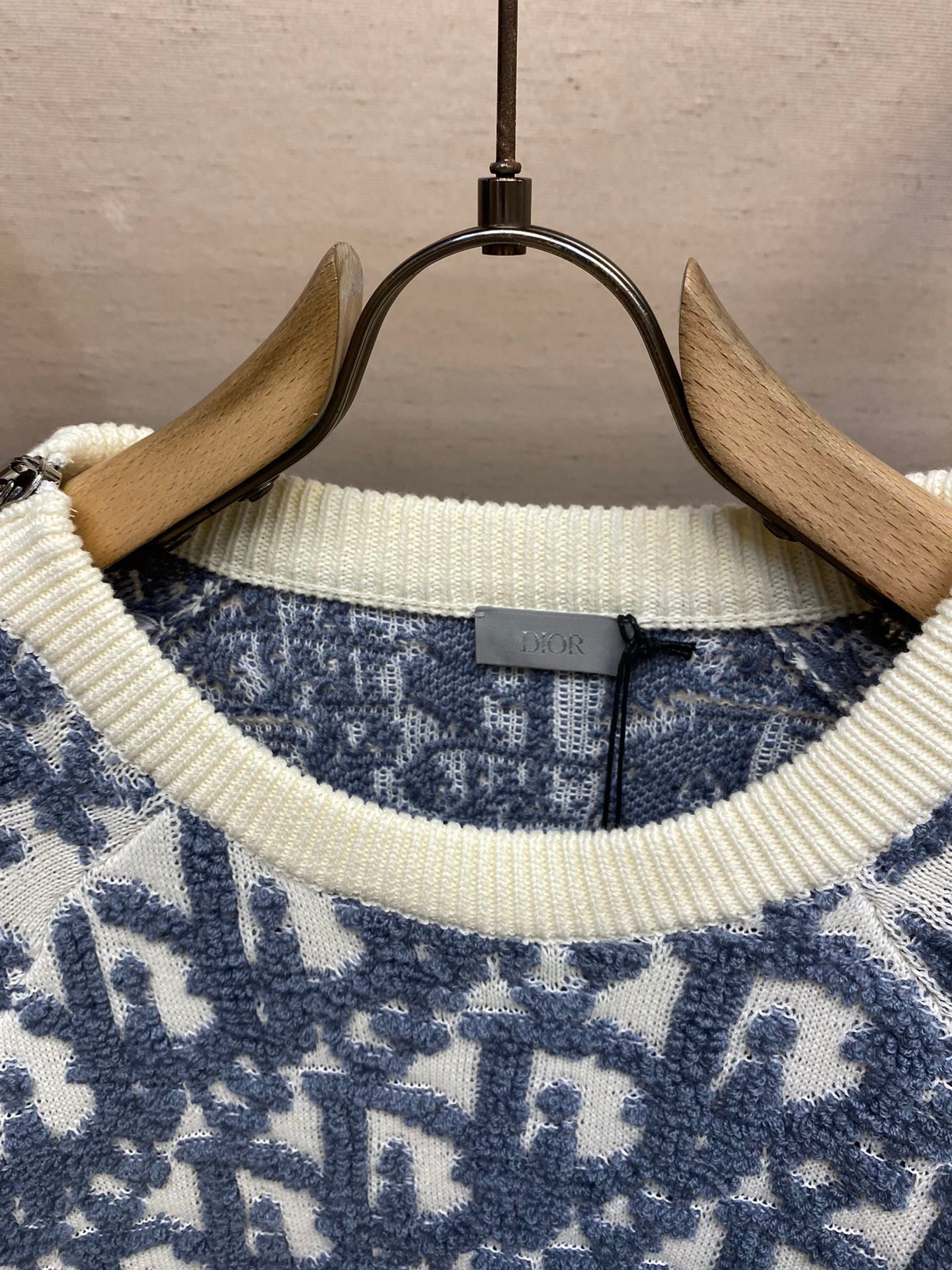 PULL EN MAILLE JACQUARD MÉLANGÉE DE LAINE