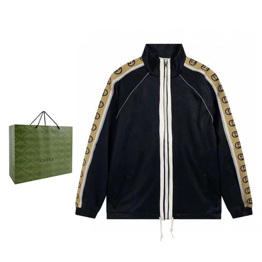 Jacke mit reflektierendem Doppel-G-Gurtband an der Seite