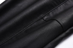 Dreieckige Lammfelljacke
