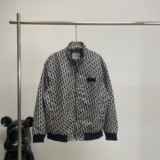 Klassische Heritage-Obl-Allover-Printjacke mit Presbyopic-Elementen