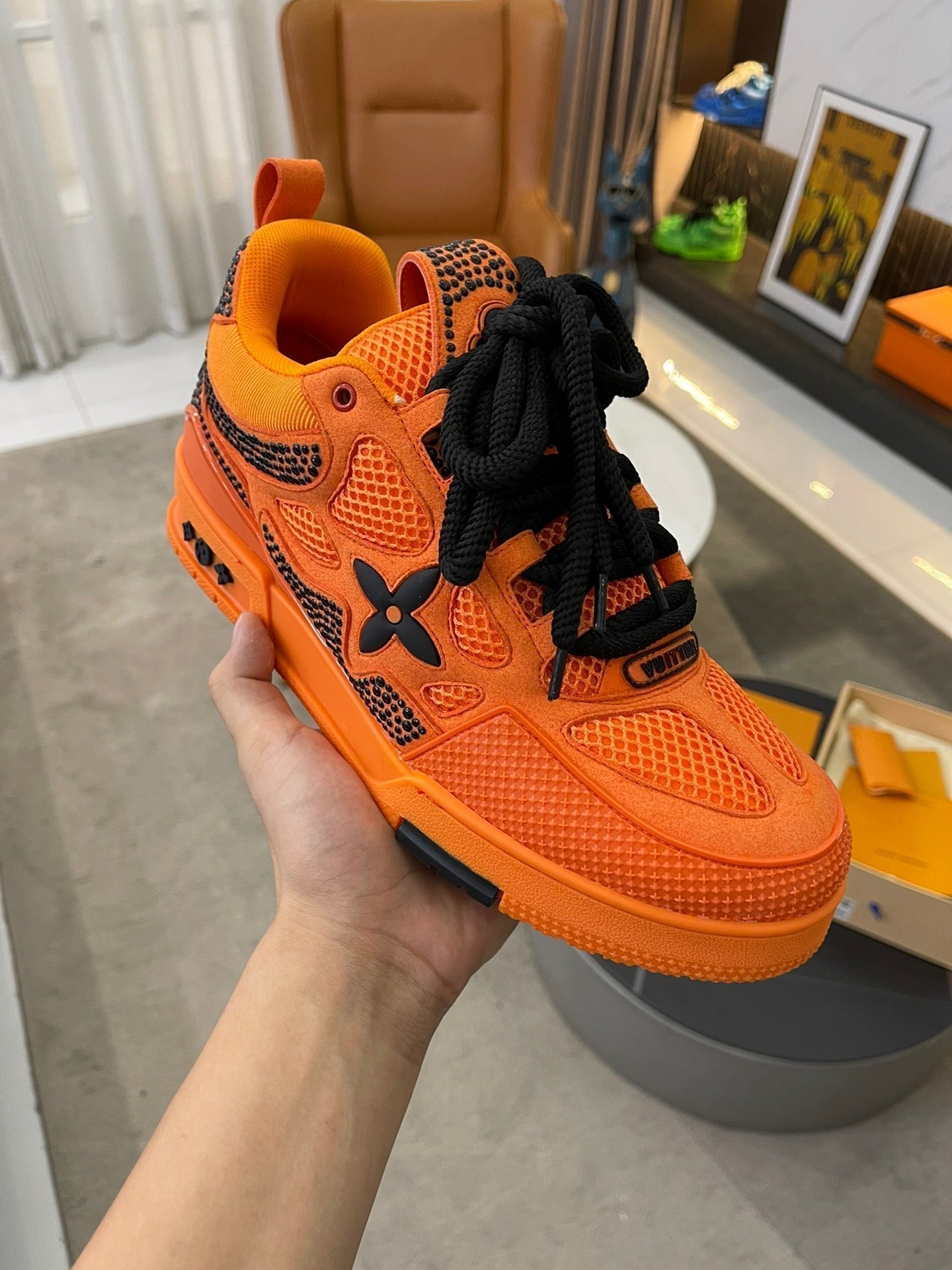 baskets en PVC transparent