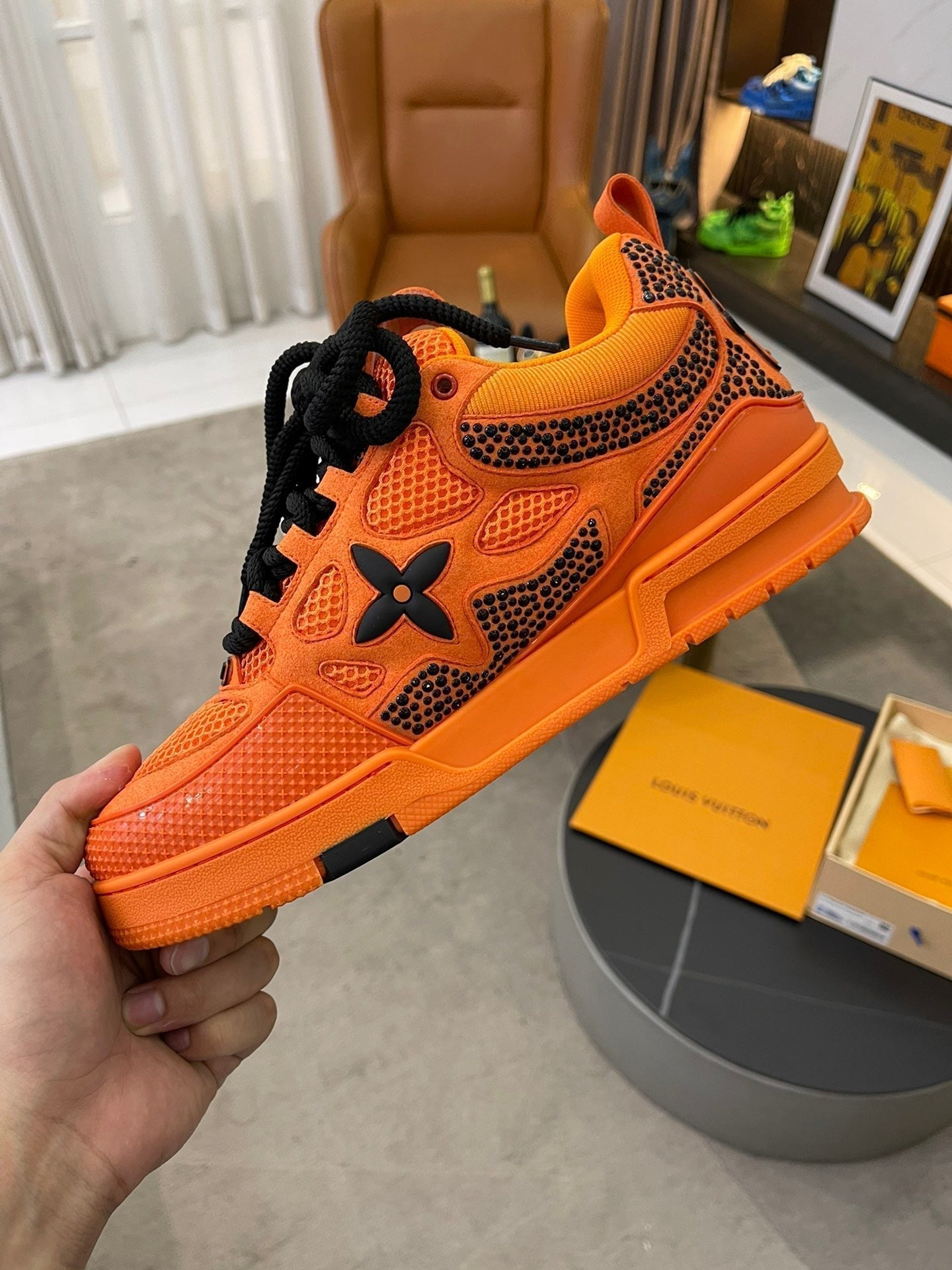 baskets en PVC transparent