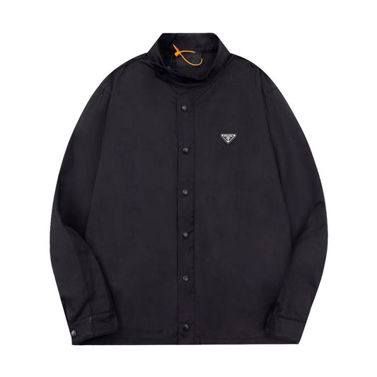 veste légère à logo triangulaire
