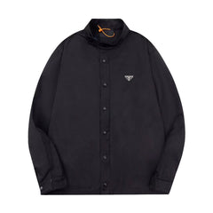 veste légère à logo triangulaire