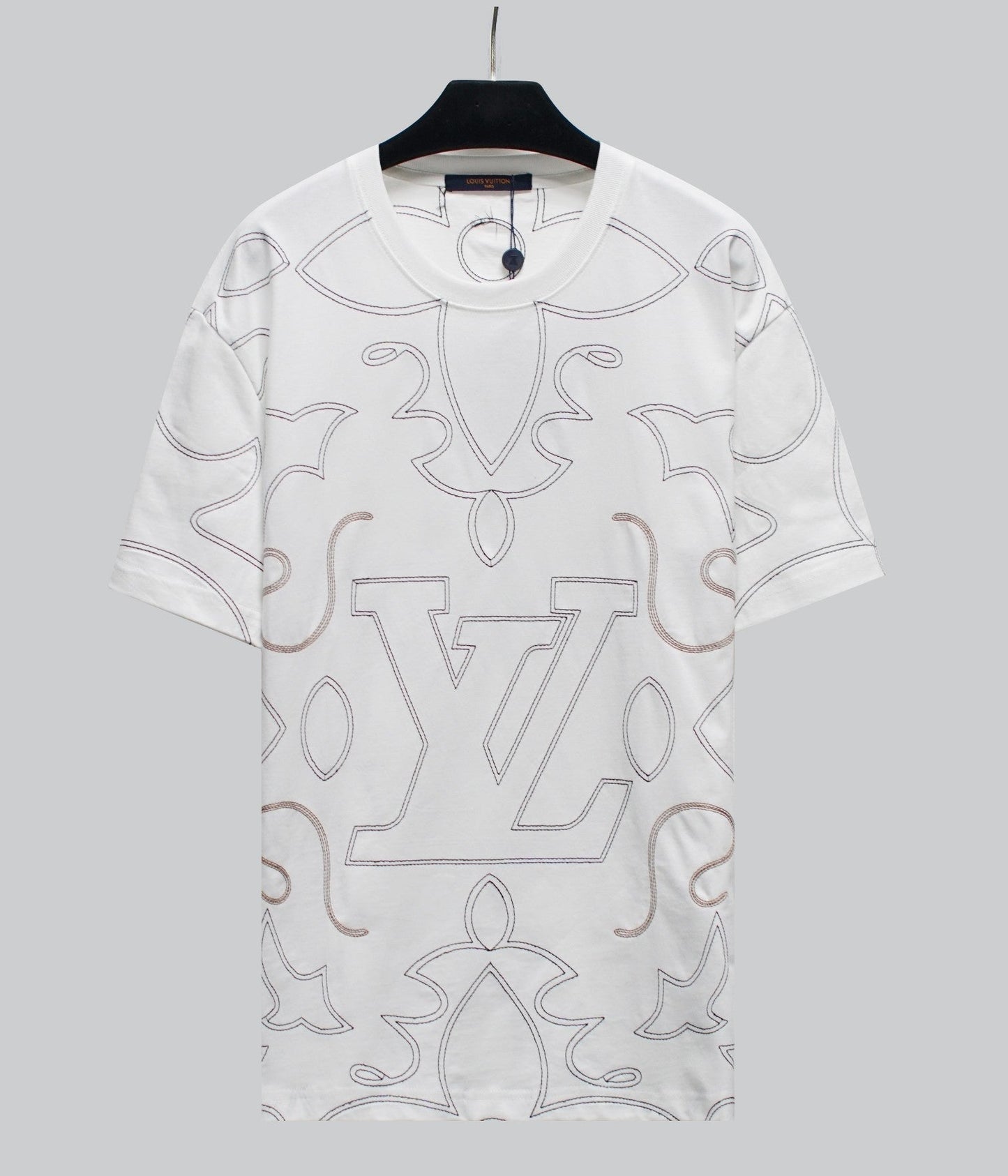 Linienbuchstabenstickerei 