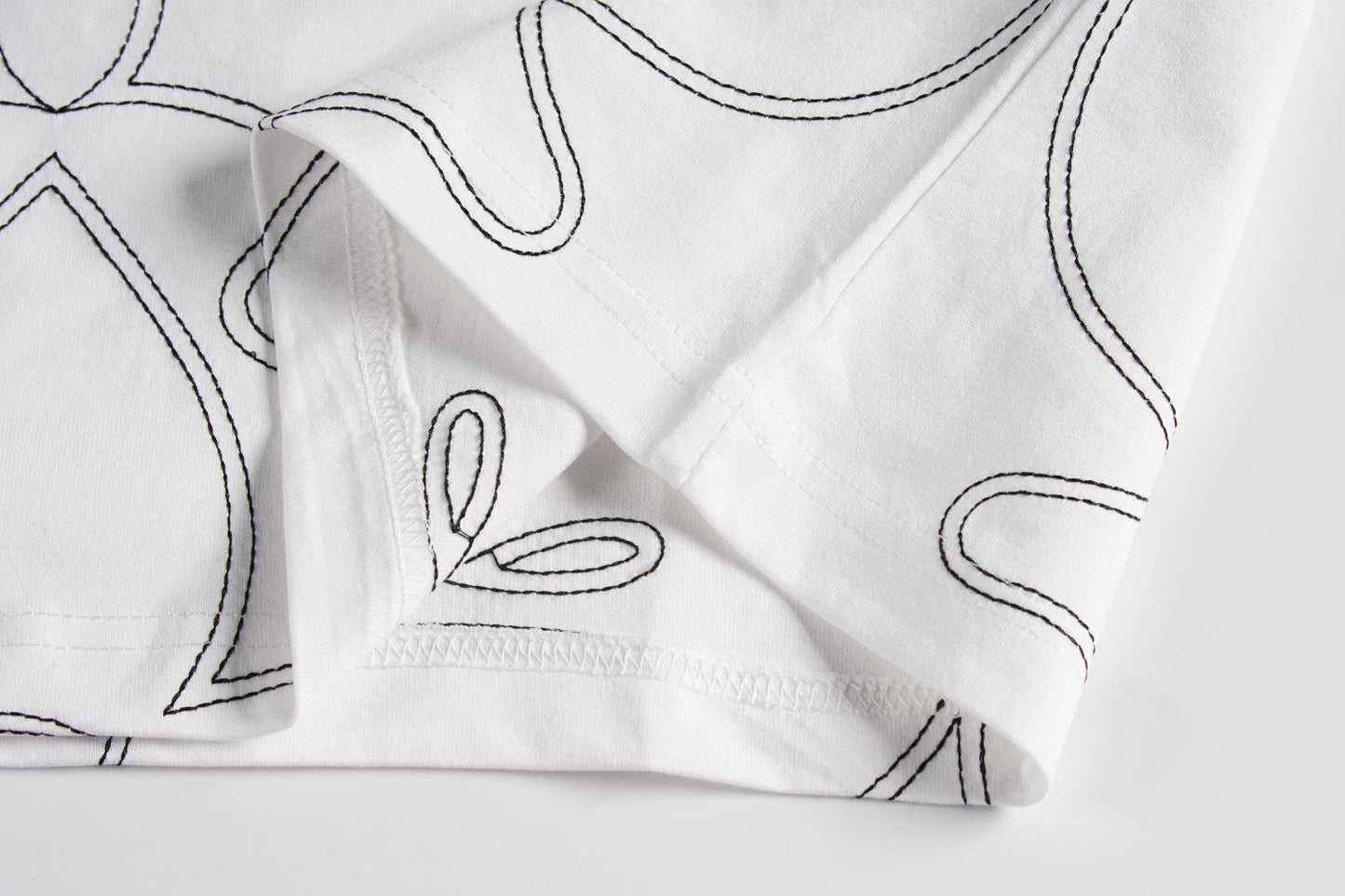 Linienbuchstabenstickerei 