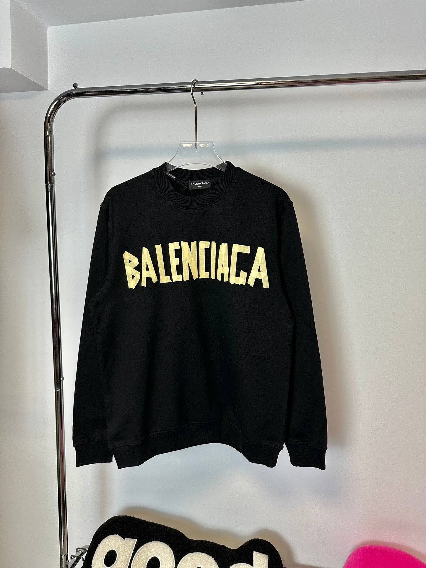 Sweat-shirt à col rond style couple classique