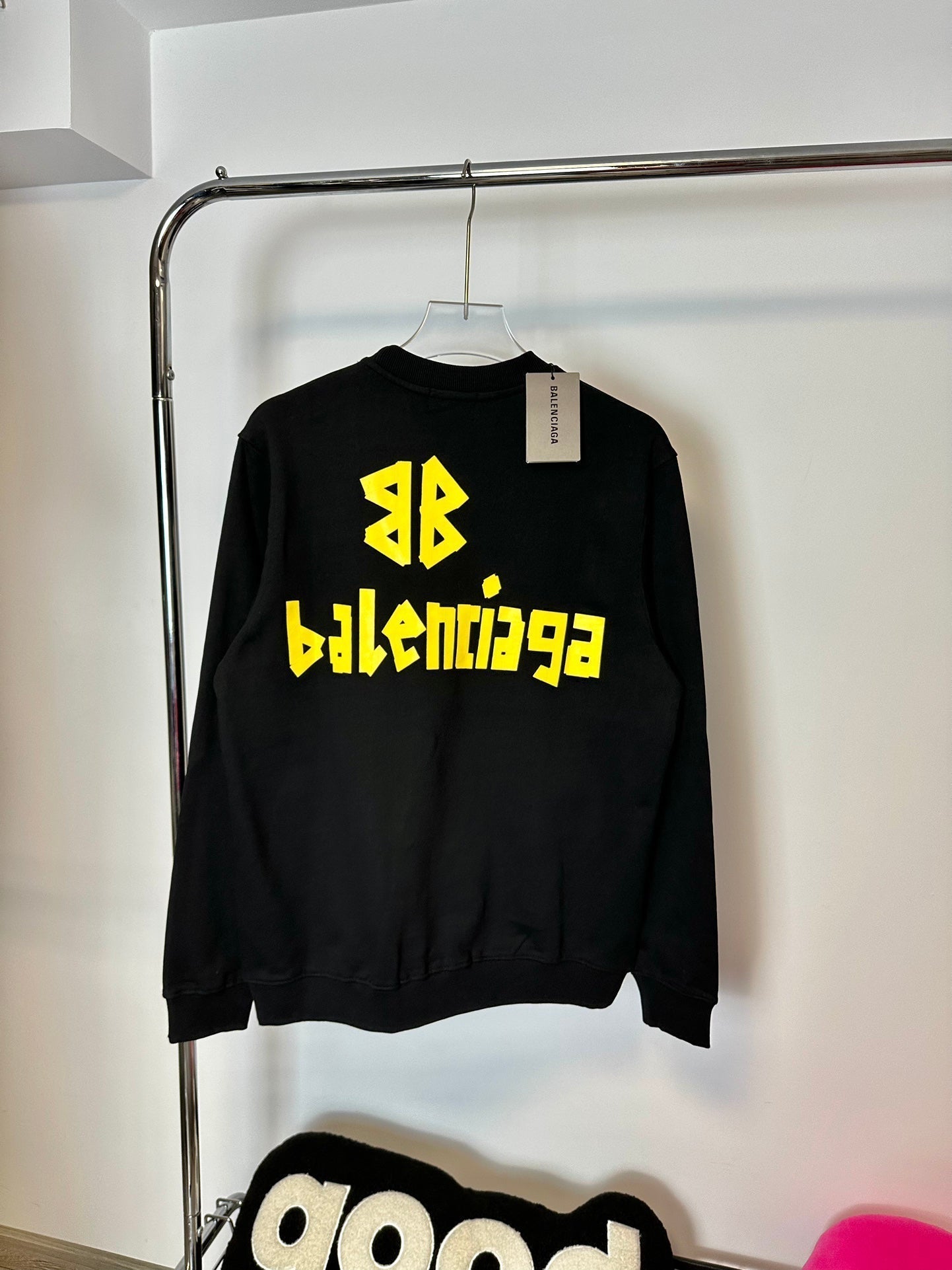 Sweat-shirt à col rond style couple classique