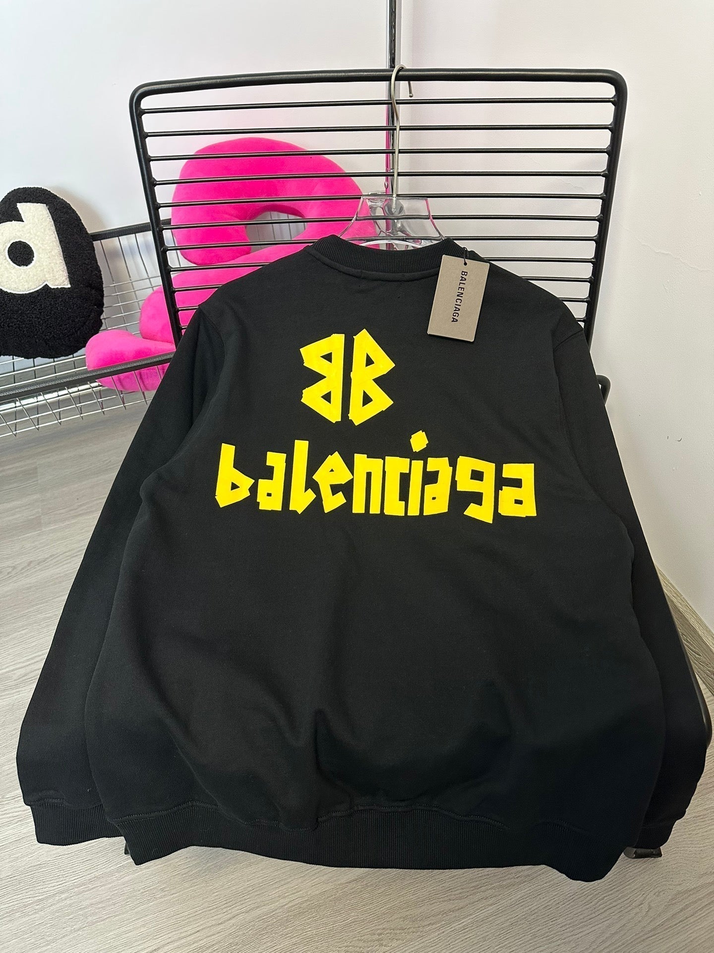 Sweat-shirt à col rond style couple classique