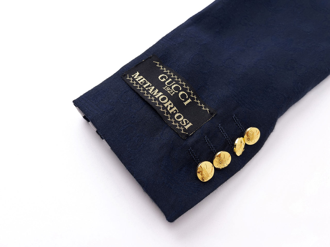 Blazer jacquard à logo co-marqué