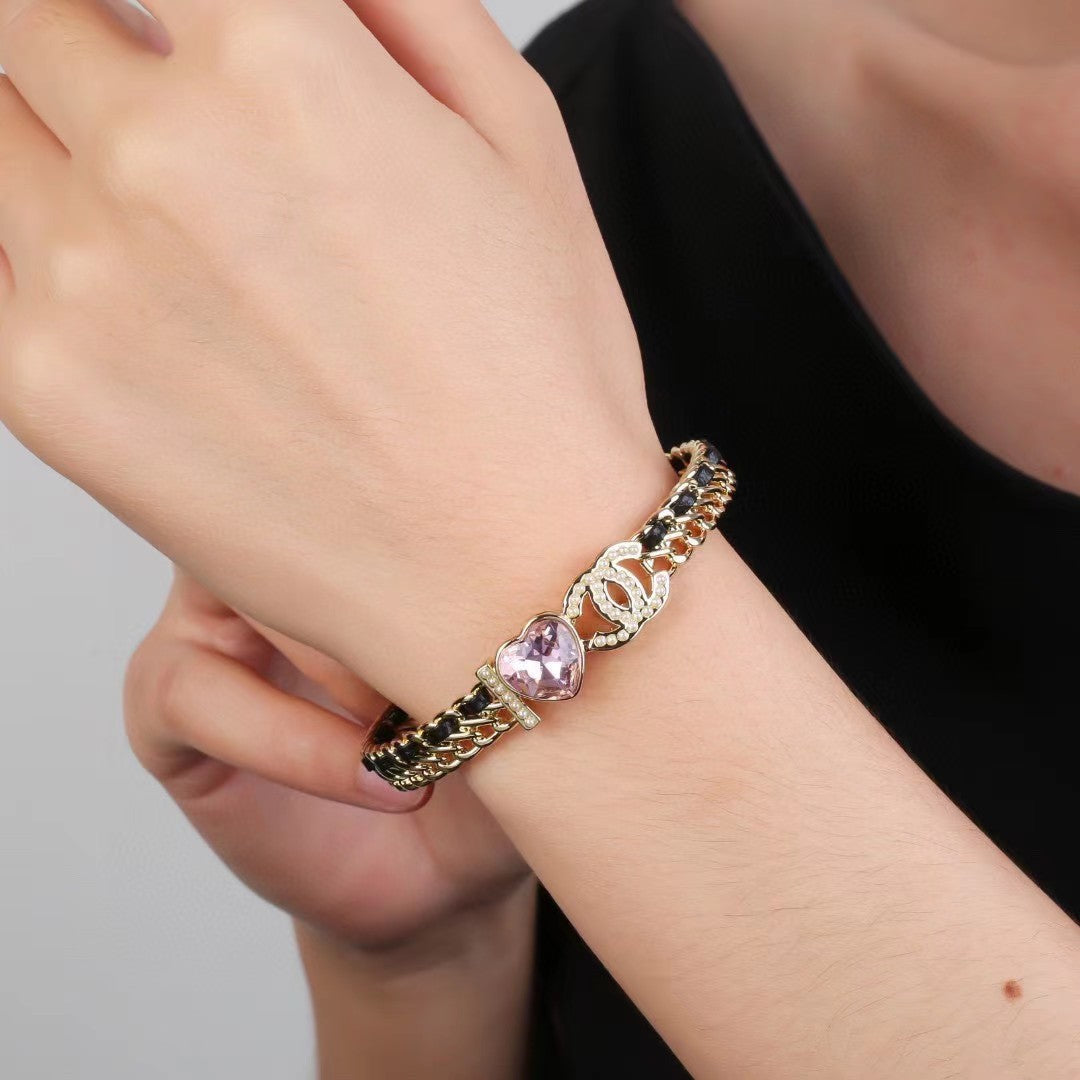 Neues halbgeschlossenes hohles Diamantarmband