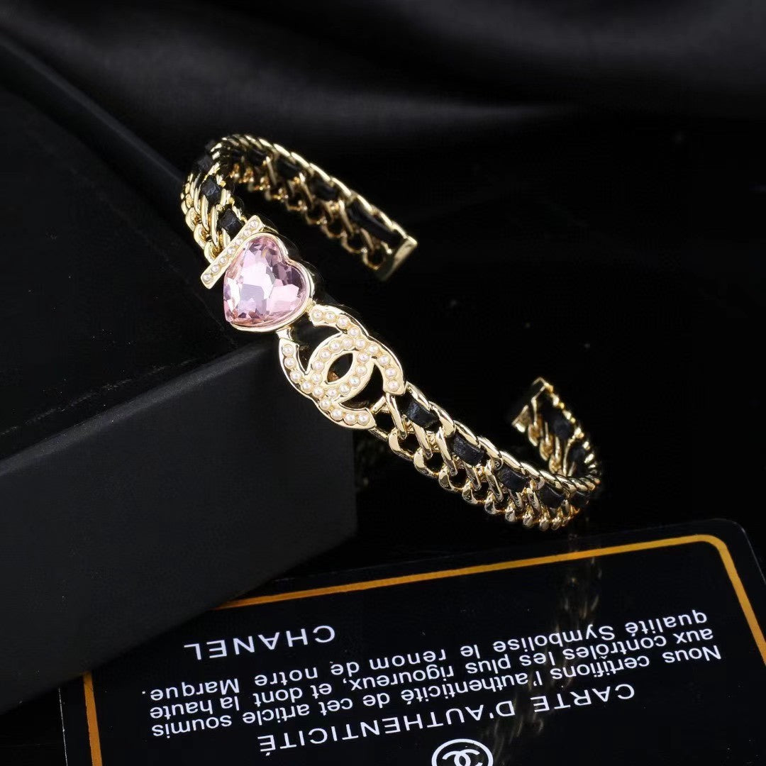 Neues halbgeschlossenes hohles Diamantarmband