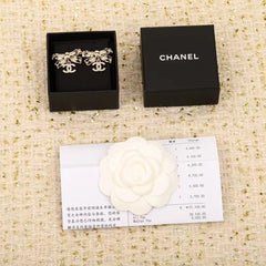 New diamond pendant earrings