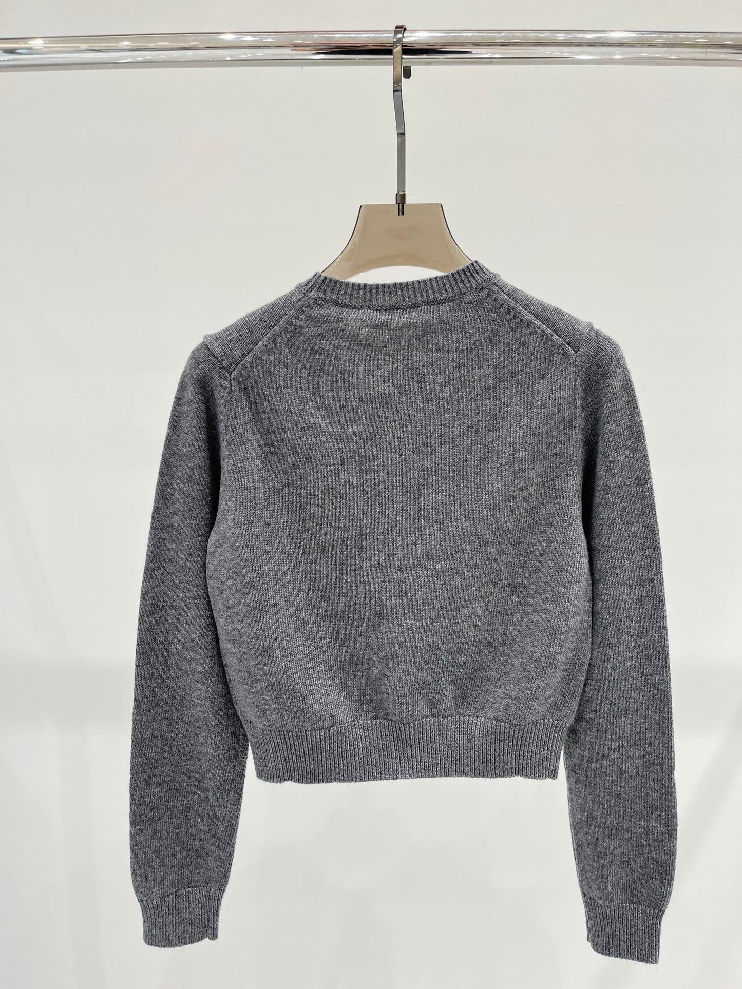 Pullover mit Strass-Stickerei