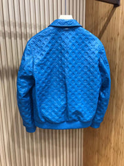 Veste en peau de mouton gaufrée de haute qualité 