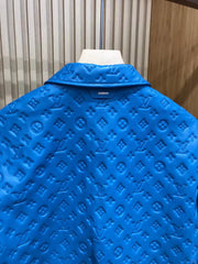 Veste en peau de mouton gaufrée de haute qualité 