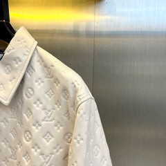 Veste en peau de mouton gaufrée de haute qualité 