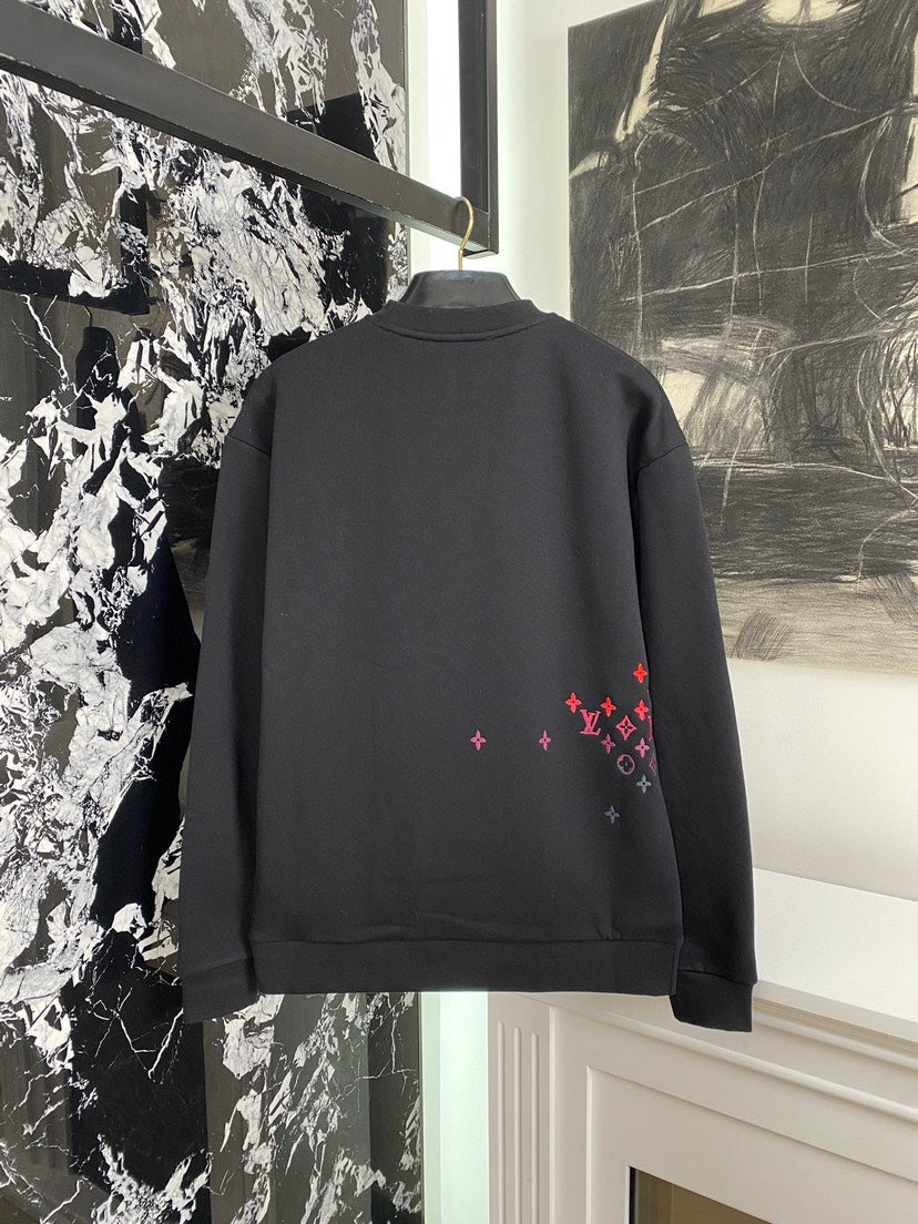 Sweat-shirt à imprimé dégradé coloré 