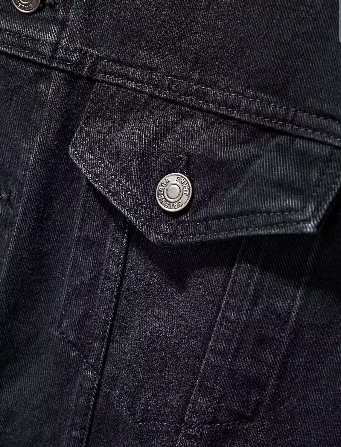 übergroße Jeansjacke