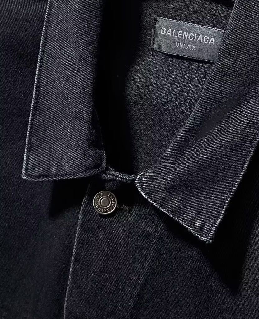 übergroße Jeansjacke