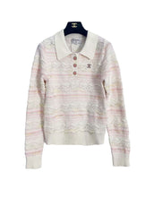 New pattern knitted Polo collar long sleeve