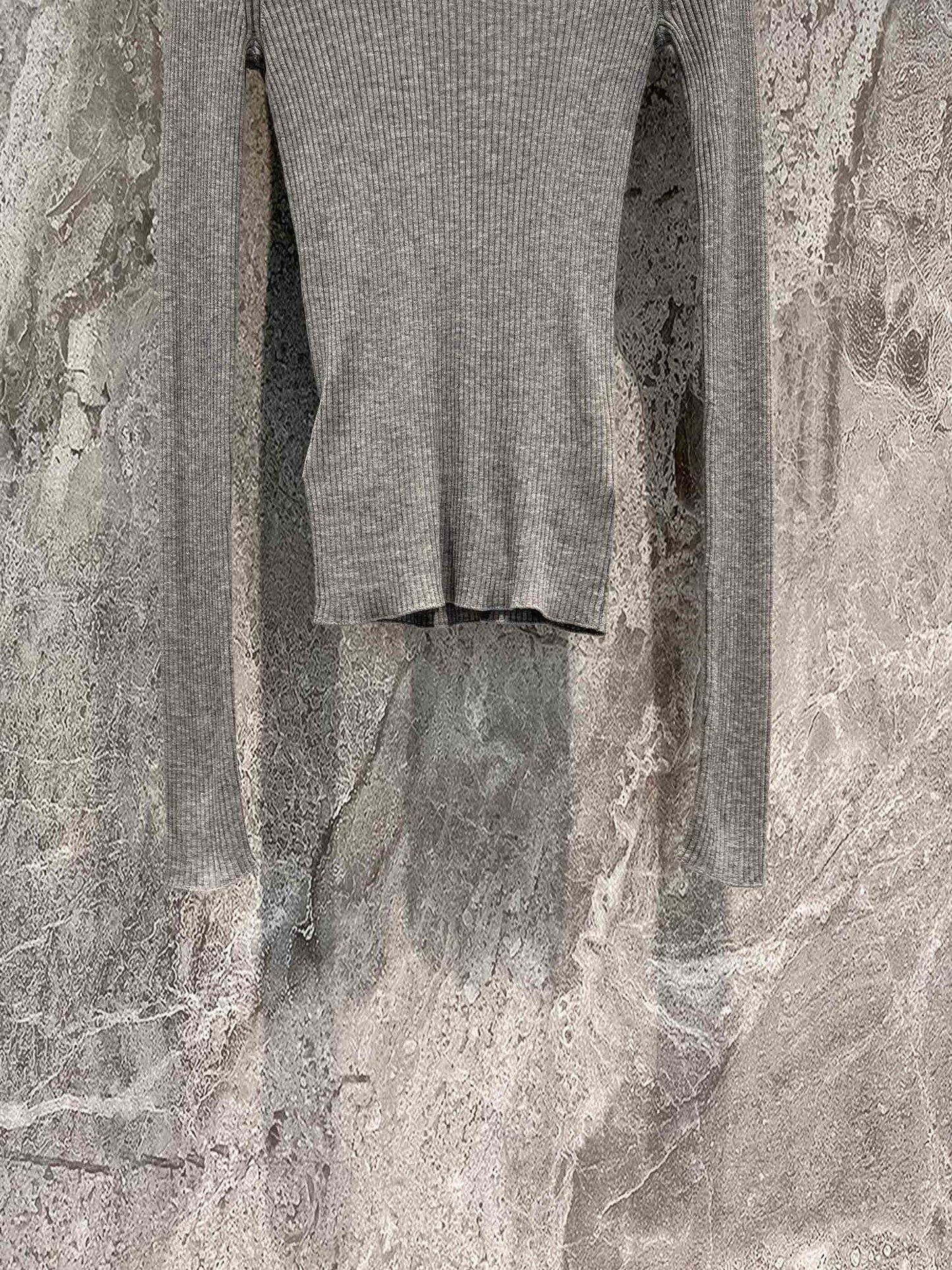 Neue Buchstaben gestrickte Langarm