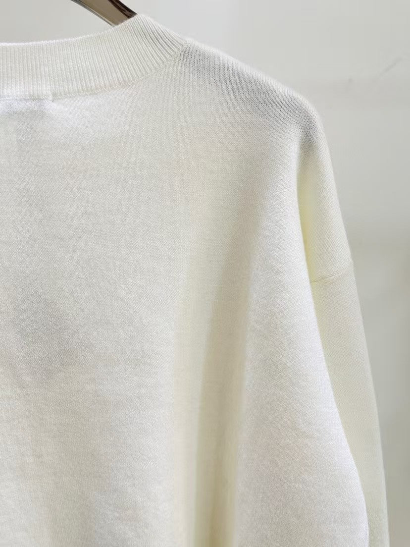 Neue dreidimensionale Buchstaben gestrickte Langarm