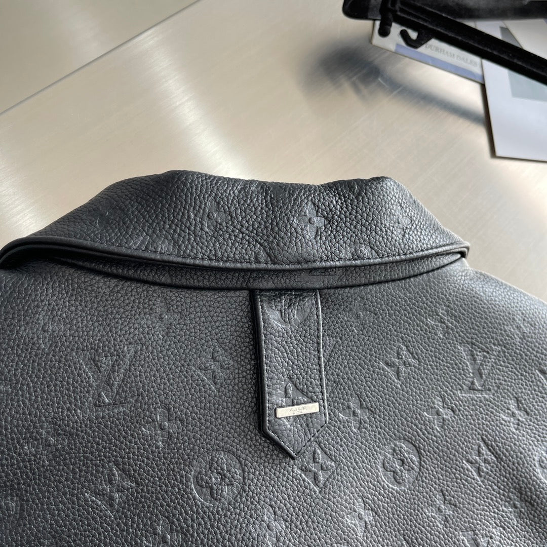 Veste en cuir automne et hiver 