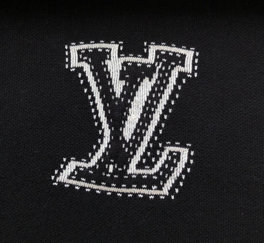 Neues Kapuzensweatshirt aus Baumwolle mit Intarsien-Reißverschluss