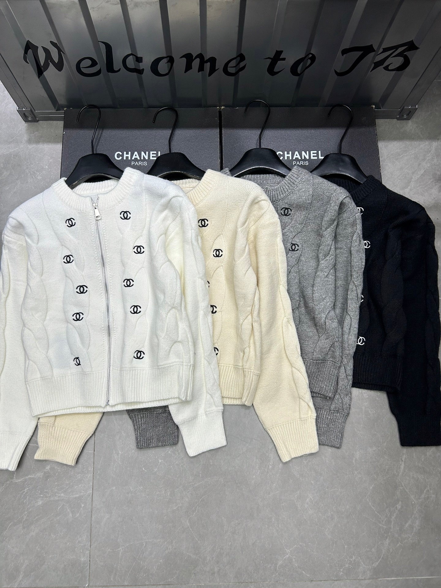 Pull cardigan zippé